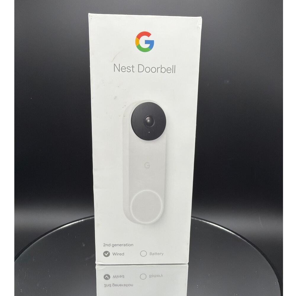 Google Nest Doorbell (Wired, 2nd Gen) Snow White Open Box